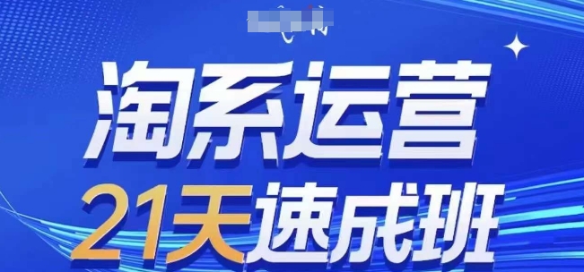 淘系运营21天速成班(更新25年6月)，0基础轻松搞定淘系运营，不做假把式9-91创业网